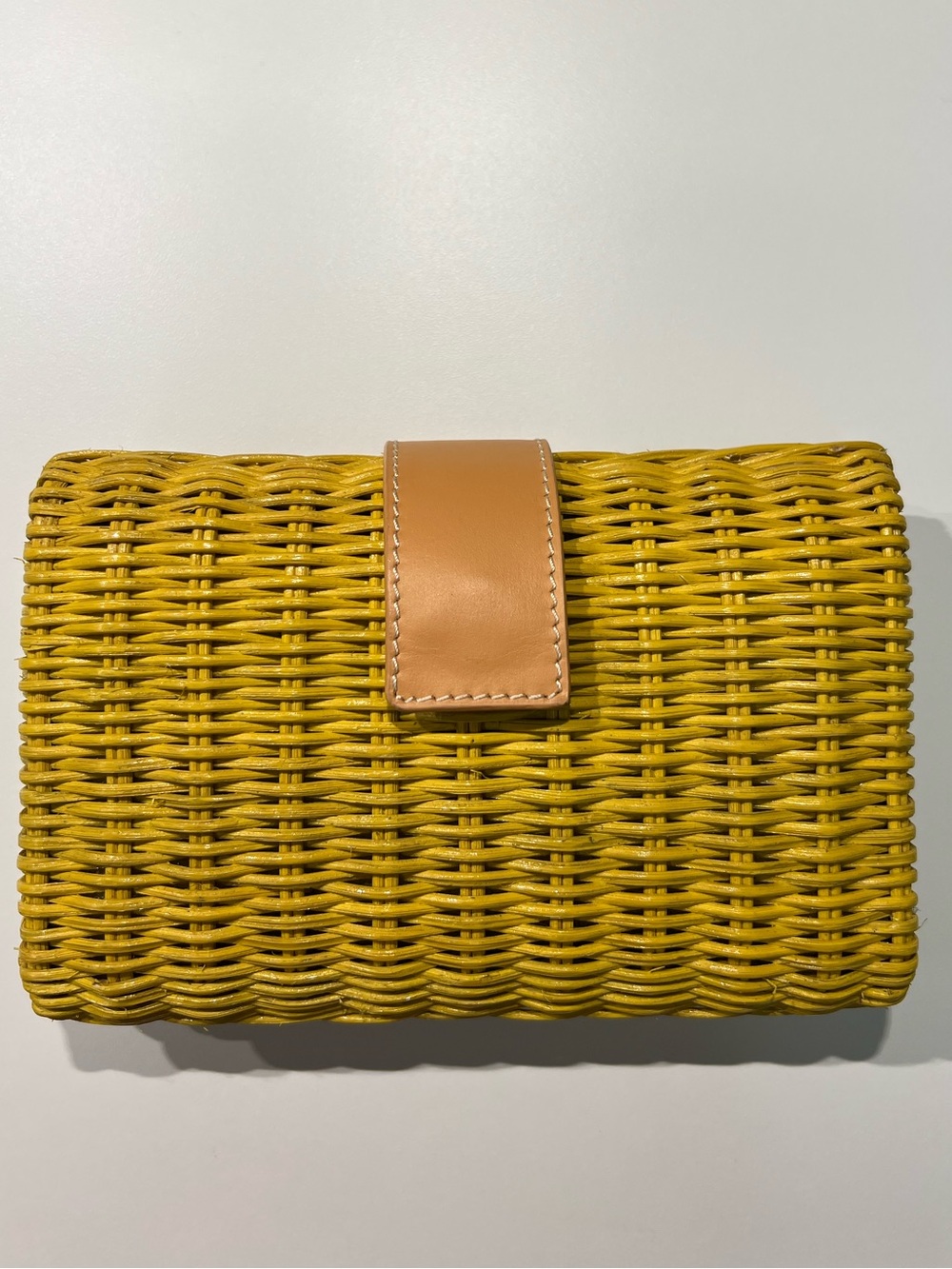 Mark & Graham Rattan Clutch